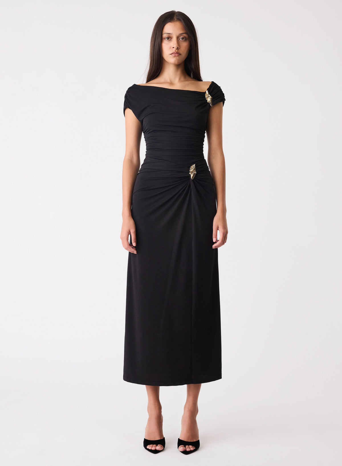 Esmaee Sculpted Top - Black - view 3