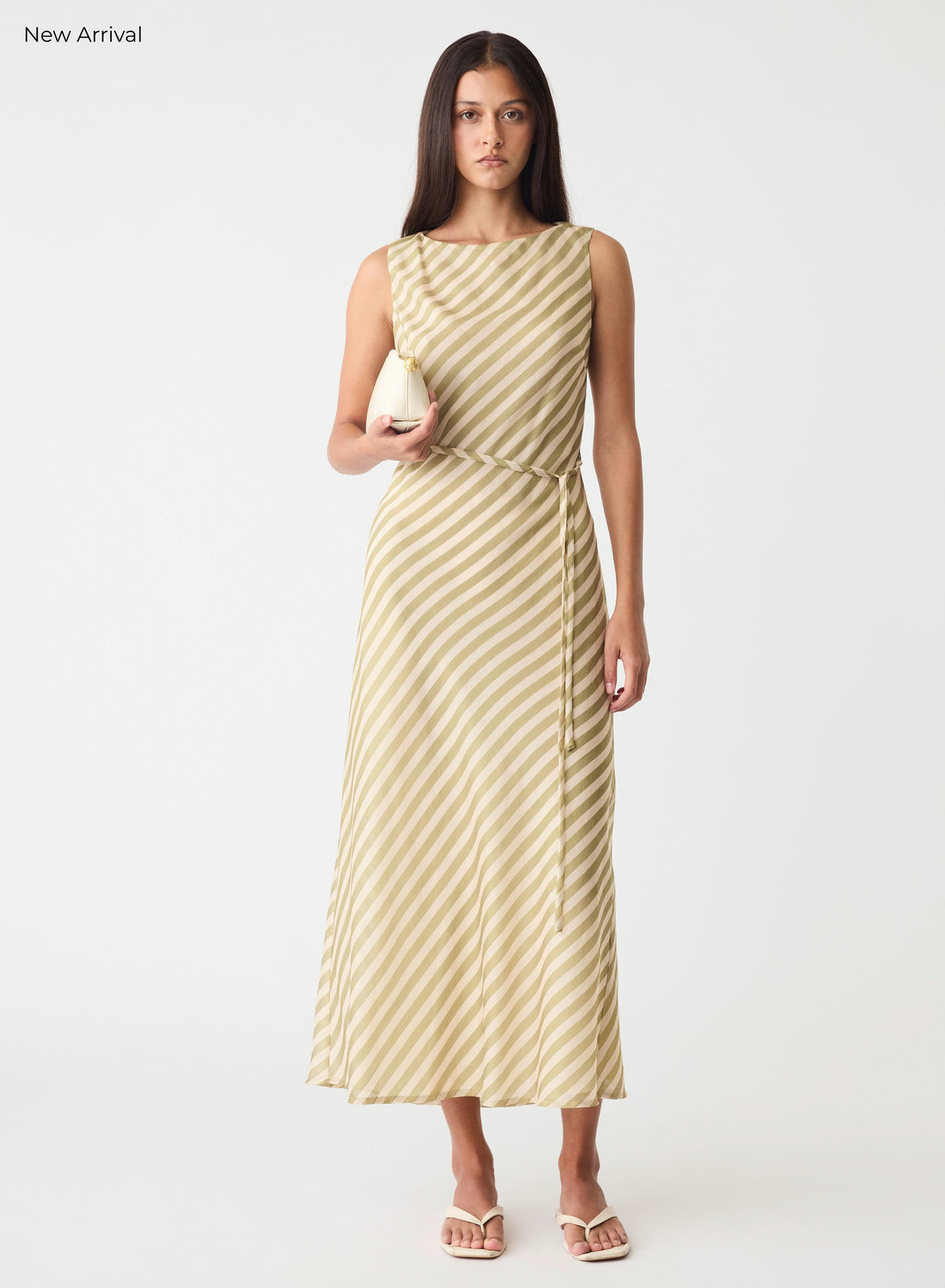 Esmaee Sahara Maxi Dress - Sage Stripe - view 1