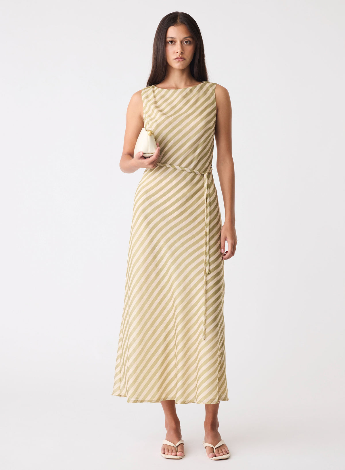 Esmaee Sahara Maxi Dress - Sage Stripe - view 4