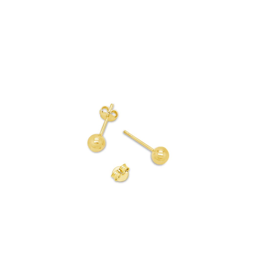 Ichu - Small Gold Ball Studs