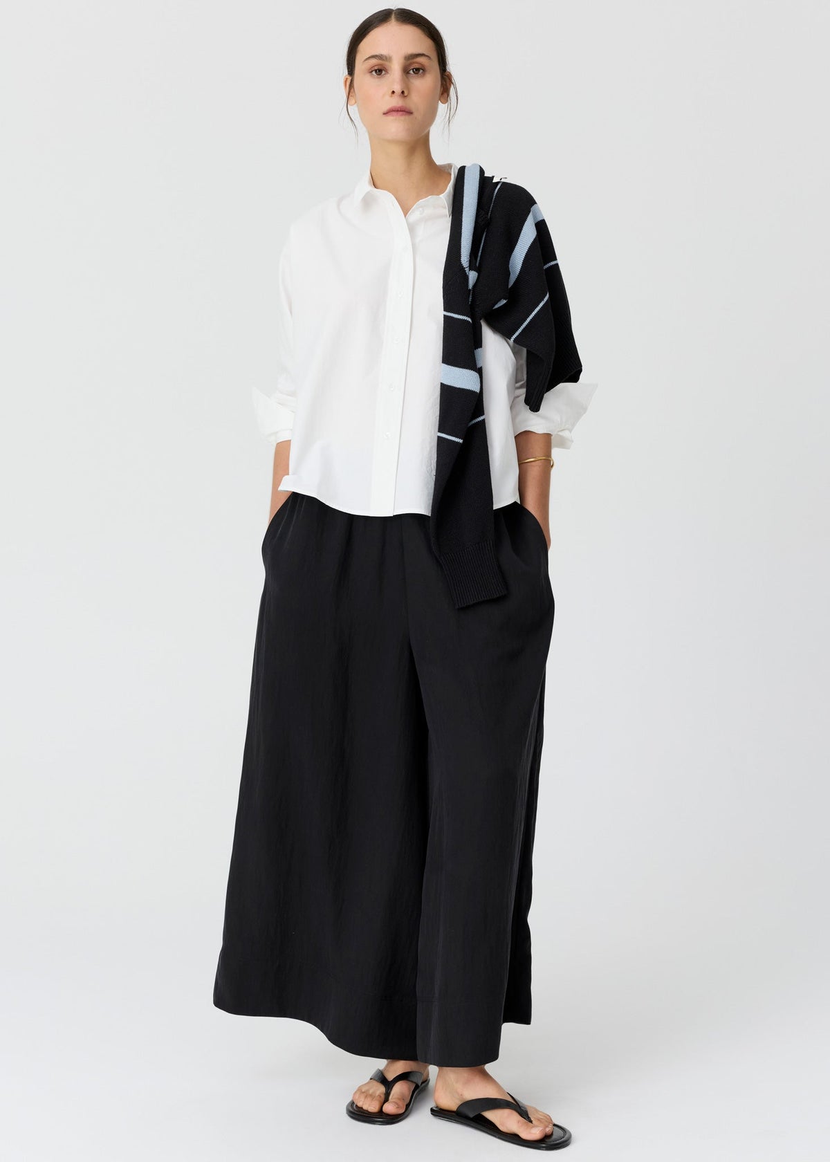 POL Elina Two Way Shirt White view 1