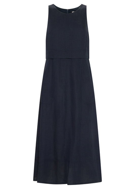 POL Frankie Double Layer Dress - Ink