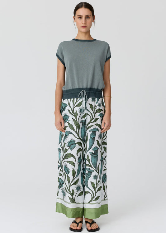 POL Reed Painted Knit - Ocean/Teal