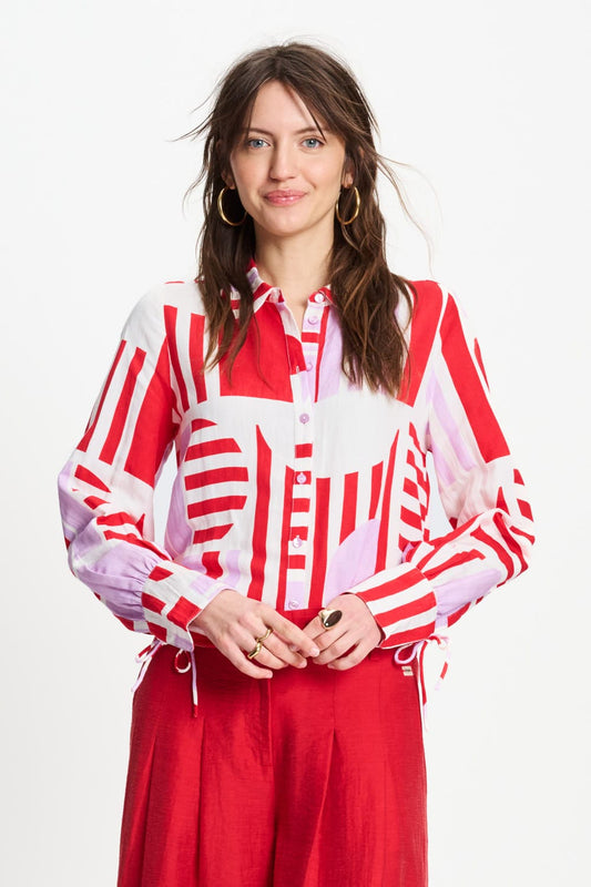 Sundeck Linen Blouse | Multi Colour