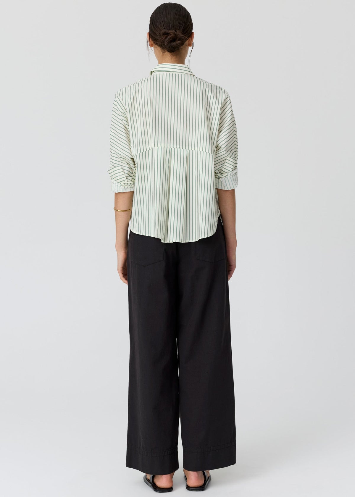 POL Botanica Two Way Stripe Shirt rear view