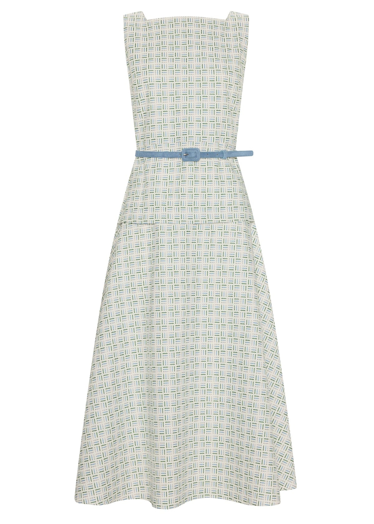 POL Parterre Belt Dress Parterre Jacquard product view
