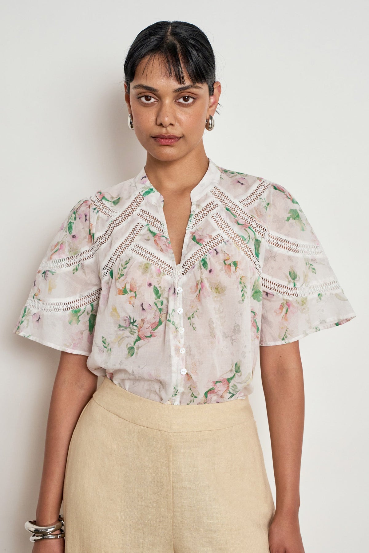 Zoe Kratzmann Pulse Top Painterly Bloom – view 2