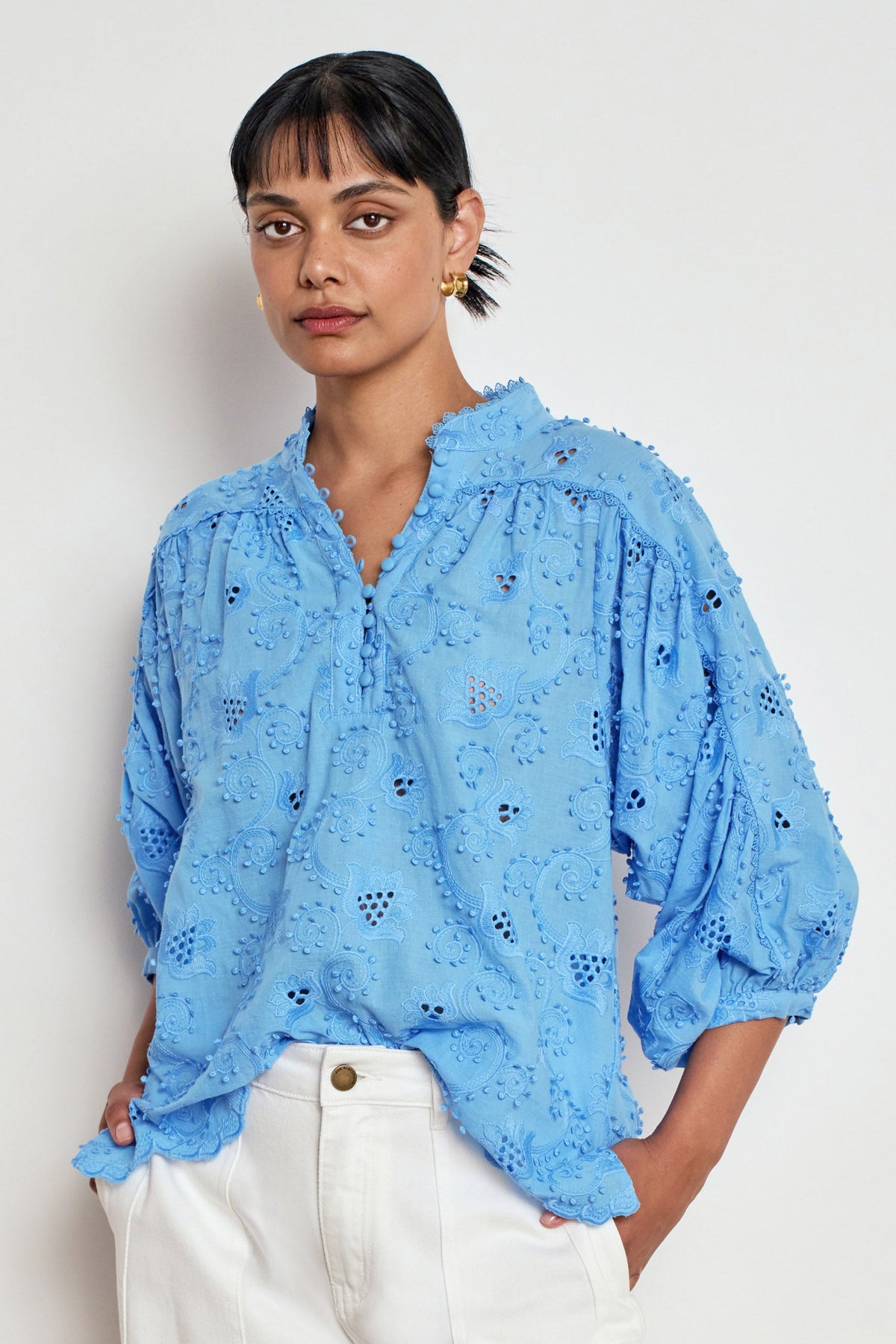Zoe Kratzmann Twine Top in Lagoon