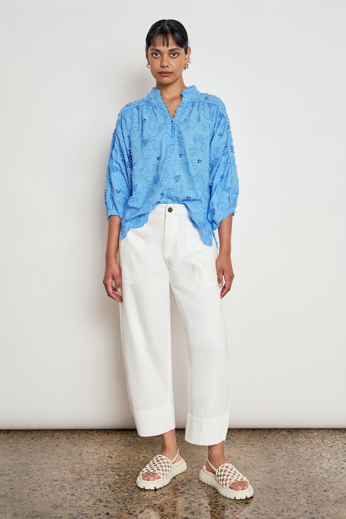 Zoe Kratzmann Twine Top in Lagoon