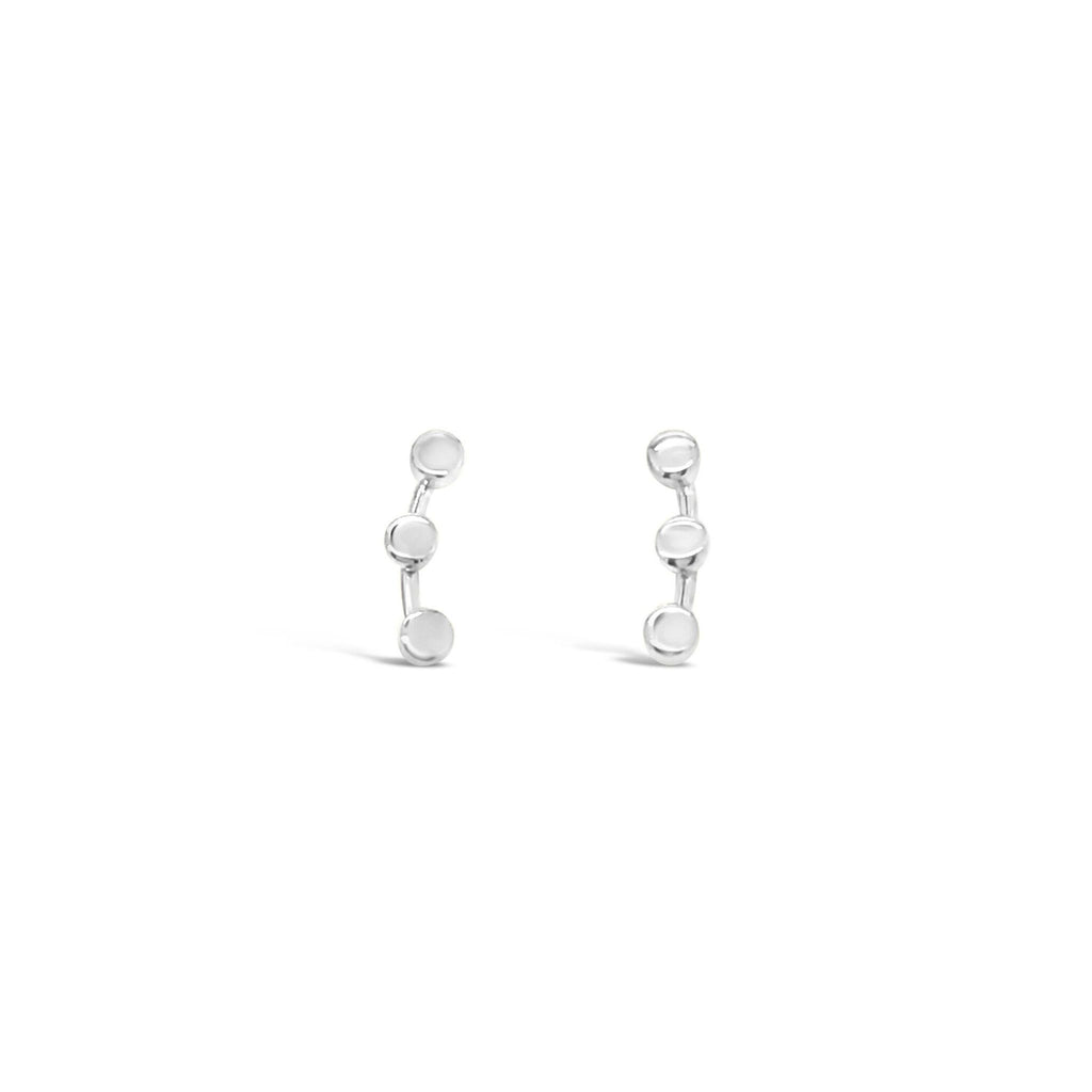 Ichu - Tiny Triple Circle Ear Cuff in Silver