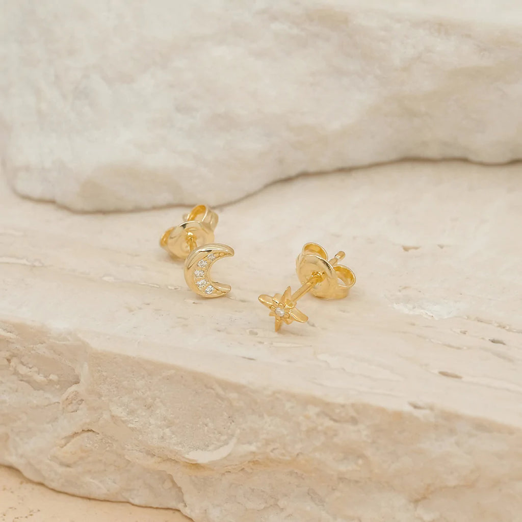By Charlotte - Bathed In Your Light Stud Earrings
