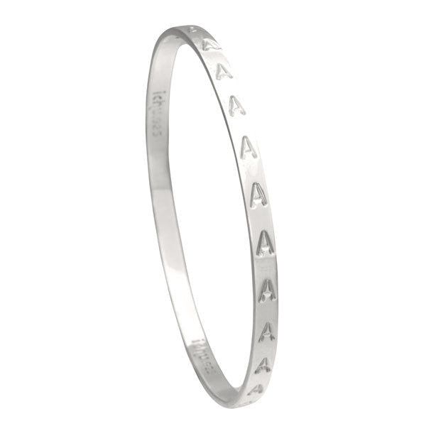 Ichu - Letter Bangles Silver