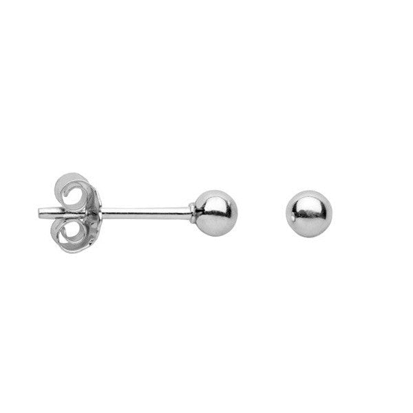 Ichu - Small Ball Studs Silver